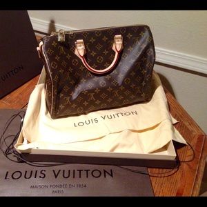 100% authentic Louis Vuitton speedy 35